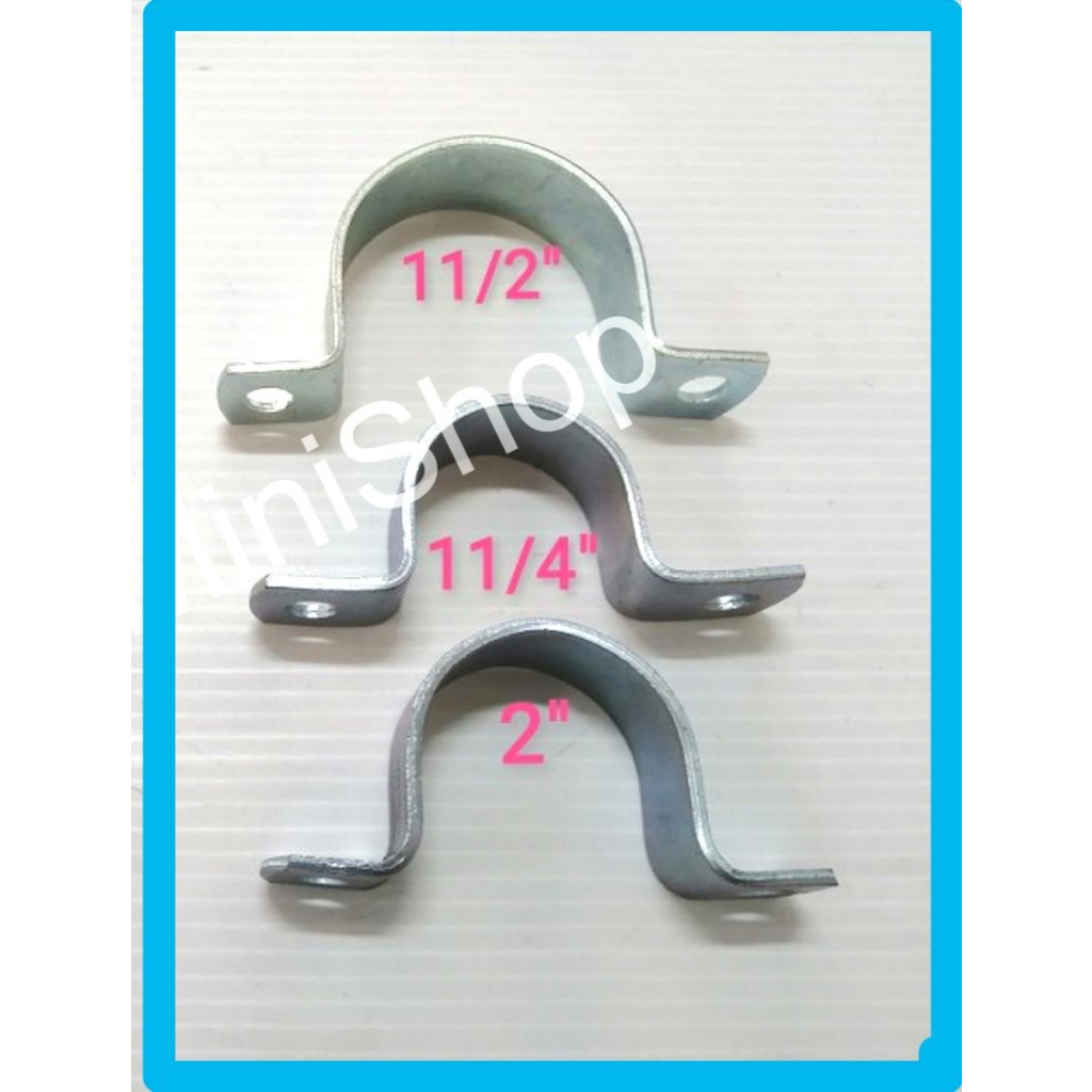 กิ๊ปจับท่อเหล็กหนา ขนาด 11/4" 11/2"  2