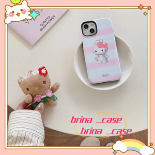 ❤️ส่งของขวัญ❤️ เคสไอโฟน 11 12 13 14 Pro Max HelloKitty ความนิยม แฟชั่น เรียบง่าย ระดับสูง Case for iPhone ป้องกันการตก