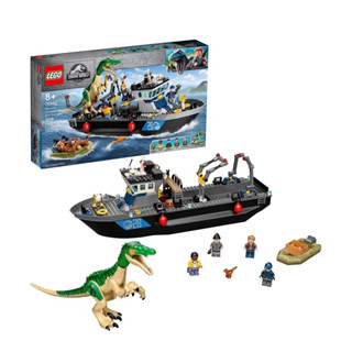 LEGO Jurassic World Baryonyx Dinosaur Boat Escape 76942 Building Kit; Cool Toy Playset for Creative Kids; New 2021