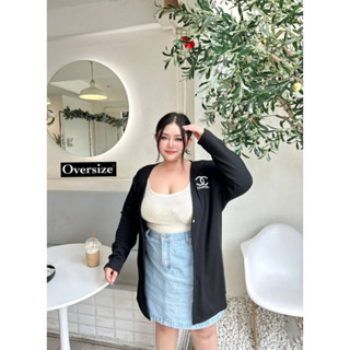 🎈Plussize เสื้อคนอ้วน🎈 ผลิตใหญ่Freesize50" สำหรับ42-56" เหมาะใส่