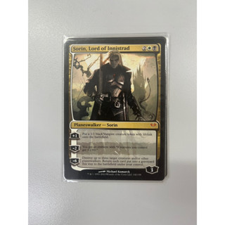 การ์ด MTG Sorin, Lord of Innistrad Magic the gathering EDH รุ่น DKA สภาพ Nm