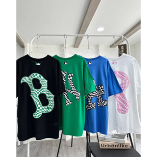 พร้อมส่ง🧸เสื้อยืดโอเวอร์ไซส์ MLB V.9