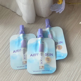 *แบบซอง* คอนซีลเลอร์ลากลาส คอนซีลเลอร์เนื้อเซรั่ม Airy Concealer เนื้อบางเบา ติดทน