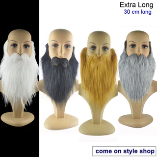 หนวดเคราแฟนซี เครายาว เคราปลอม หนวดปลอม สำหรับ การแสดง ปาร์ตี้ คอสเพลย์ Fancy Fake Mustache Beard พร้อมส่งจากไทย