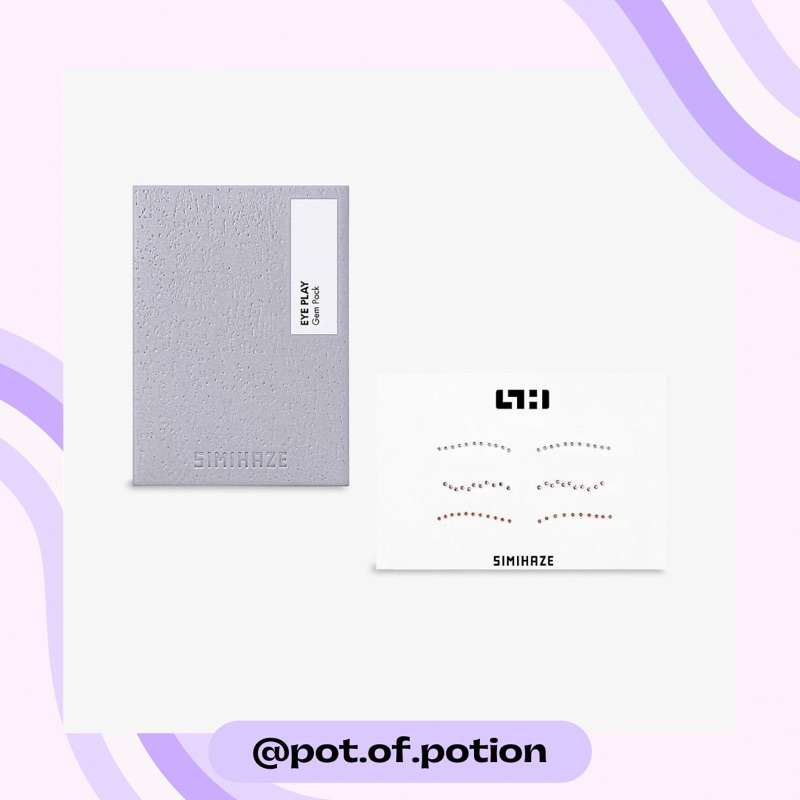 พร้อมส่ง SIMIHAZE BEAUTY — Eye Play Gem Sticker Pack