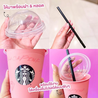 แถมถุงฟรี แก้วสตาร์บัคส์ขนาด 12 ออนซ์ BLACKPINK Starbucks