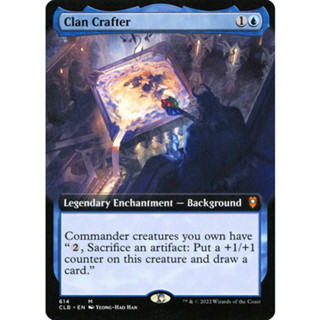 [MTG] Clan Crafter (Extended Art) [CLB] [BLUE] [MYTHIC] [NORMAL] [ENG] (การ์ดเมจิค / Magic the Gathering)