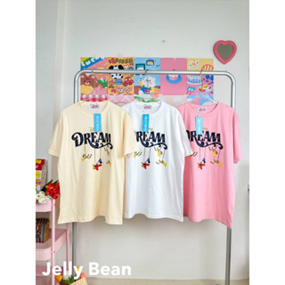 เสื้อยืด Oversize ลายดรีม ป้าย JELLY BEAN