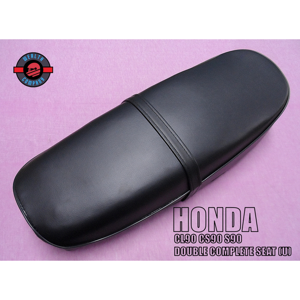 เบาะ HONDA CL90 S90 CS90  // Complete Doulbe Seat "Black"