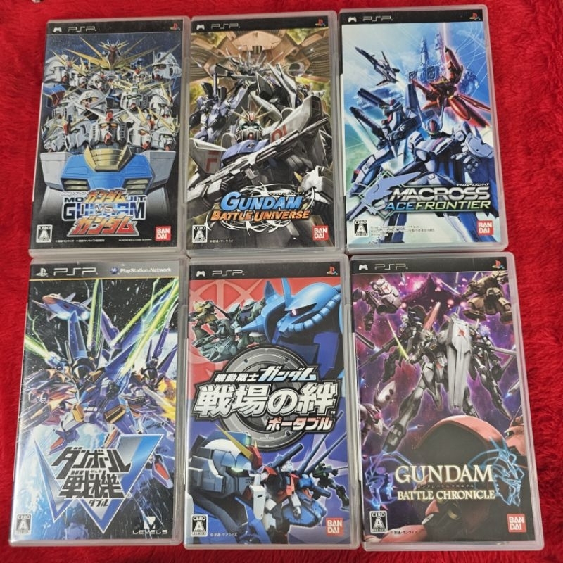 แผ่นแท้ PSP Gundam (ULJM 06096/ULJS 00122/ULJS 00165/ULJS 00158/ULJS 00181/ULJS 00158/ULJS 00065/ULJ