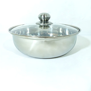 หม้อสุกี้-ชาบู Orchid Pot 1 ช่อง ขนาด 28เซนติเมตร (ไม่มีหู)