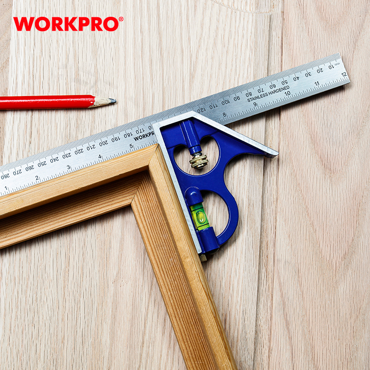WORKPRO ฉากวัดไม้อเนกประสงค์, ไม้บรรทัดฉากสามเหลี่ยม อลูมิเนียม, ไม้บรรทัดสแตนเลส ราคา ถูกที่สุด ดีลบีเคเค แกลเลอรีภาพที่ 6