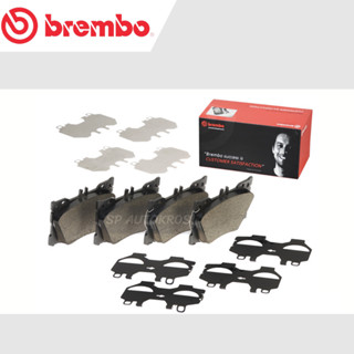 BREMBO ผ้าดิสเบรคหน้า BENZ GLC X253, GLC Coupe C253 15-&gt;, 43AMG C CLASS W205, C-Coupe C205, E CLASS W213, P50 139