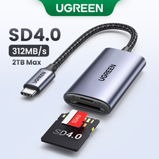 UGREEN รุ่น 80888 USB-C SD Card Reader 2 in 1 USB C Card Reader Adapter Type C Micro SD Memory Card Reader for TF SD SDX