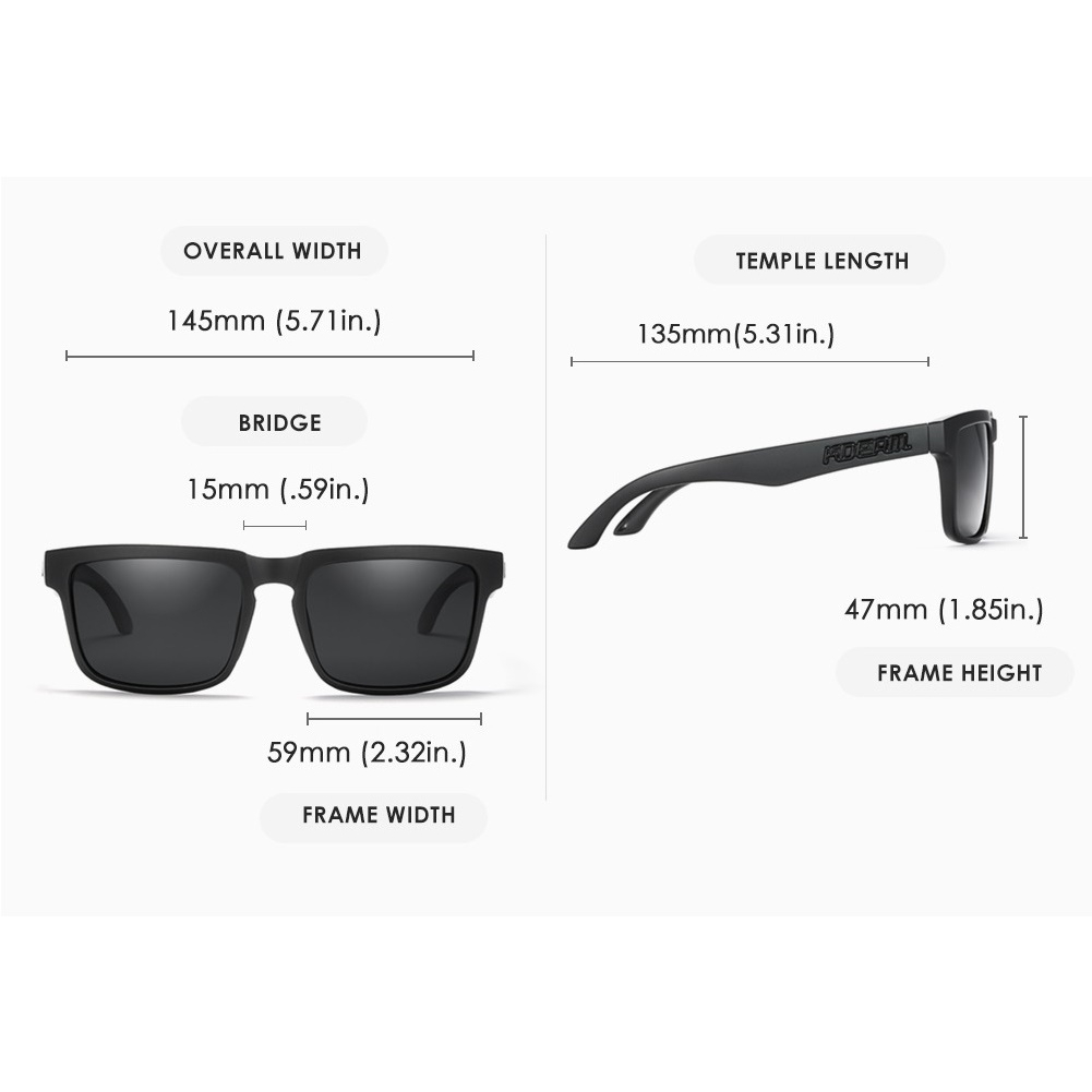 KDEAM NEW KD332 แว่นตากันแดด Polarized UV400 สําหรับขี่จักรยานเดินป่าตกปลาตั้งแคมป์ KD332-C3-สินค้าพร้อมส่งจากไทย