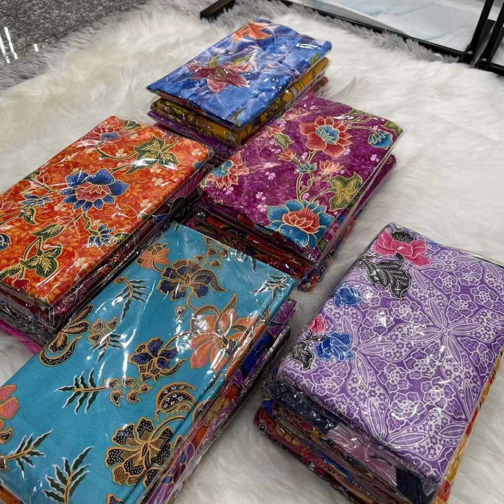 พร้อมส่ง ผ้าถุงเย็บสำเร็จ กว้าง 2 เมตรผ้าถุงปาเต๊ะเย็บสำเร็จนิ่ม ไม่ลื่น ซับน้ำดี สีไม่ตก