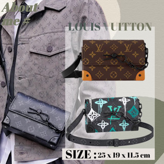 💞หลุยส์วิตตอง Louis Vuitton Steamer Wearable Wallet กระเป๋าสะพายข้างผู้ชาย กระเป๋าสะพายข้างผู้หญิง