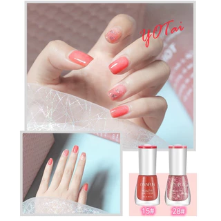 YOTAI ❤️เบอร์1-40❤️ OYAFUN สีทาเล็บ ยาทาเล็บ สีทาเล็บลอกได้ กลิ่นหอม สีทาเล็บเจลไม่ต้องอบ แห้งเร็ว ปกป้องเล็บ