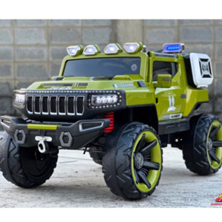 🚜Rambo Rampage 4X4 (✨ใหญ่สุดในรุ่น | รับได้ 90 kg | Full Option มือถือ+รีโมต+Bluetooth✨) รถแบตเตอรี่เด็กขายดี : KIDs CAR