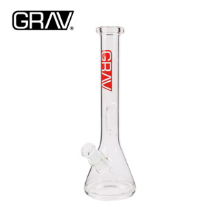 บ้องแก้ว GRAV Glass Bong รุ่น Premium Beaker Bong - Red ความสูง 30 ซม. [ของแท้100%]