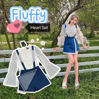 ราคาถูกที่สุด!! Crystals(คริสตัล) 303 Denim&amp;White เอี้ยมผ้ายีนส์ ทรงกางเกงกระโปรง