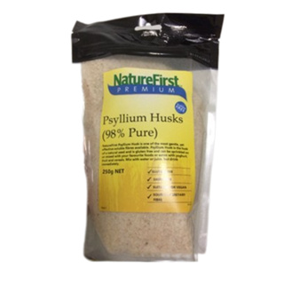 Nature First Premium Psyllium Husks 98% Pure ไซเลียม ฮัสค์ พืชเส้นใยอาหาร 250g