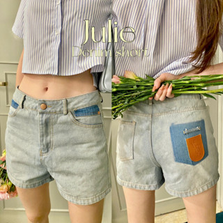 chuuchop_พร้อมส่ง(C8184)🧵🩳Julie denim short กางเกงขาสั้น