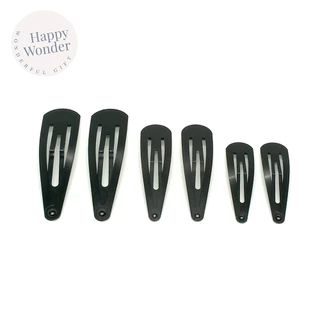 2 ชิ้น กิ๊บเป๊าะแป๊ะ กิ๊บดำ 3- 4- 5 - 6 - 7- 8 cm กิ๊บนักเรียน เคลือบมัน /ด้าน