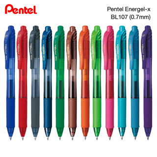 ปากกา Pentel Energel-X รุ่น BLN105 &amp; BL107  สีหมึกตามด้าม ( 1 ด้าม )