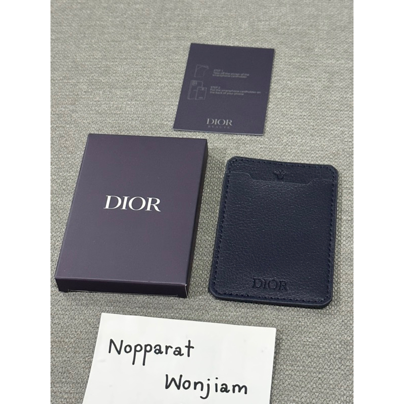 (New/แท้💯) Dior sauvage card holder smartphone การ์ดโฮลเดอร์แปะติดโทรศัพท์ มีกล่อง