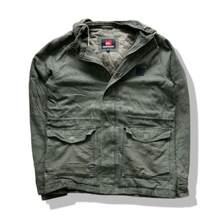 Quiksilver Military Hooded Jacket รอบอก 44”