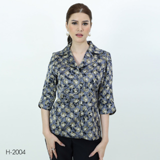 MIKIKO Shirt MI-H2004 โคโม่ จินจีร่า แขนยาว IGPU23-2