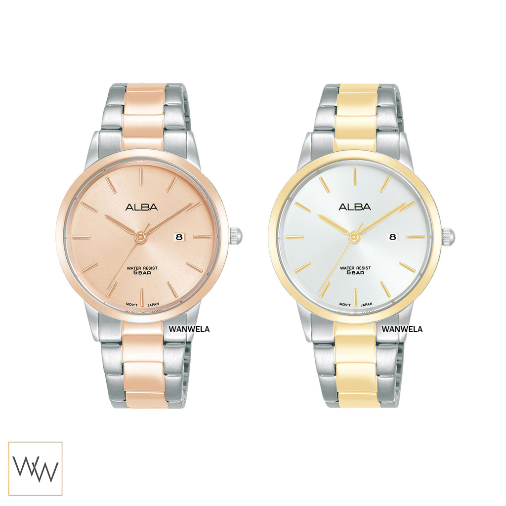 ของแท้ นาฬิกาข้อมือ ผู้หญิง ALBA Fashion Boyish Quartz