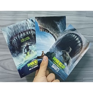 (3 ใบ 79 บาท) โปสการ์ด Meg 2 The Trench เม็ก 2  SF+ จาก Major Cineplex Postcard Meg2 อภิมหาโคตรหลามร่องนรก ฉลาม Jason