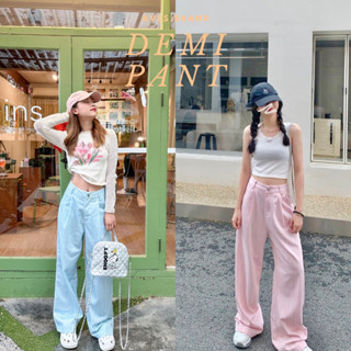 AVES.BRAND DEMI PANTS กางเกงขายาวสีพาสเทล