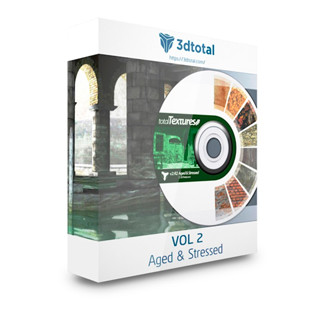 3D Total Textures V2: R2 Age &amp; Stress พื้นผิว 3D สำหรับ 3d software