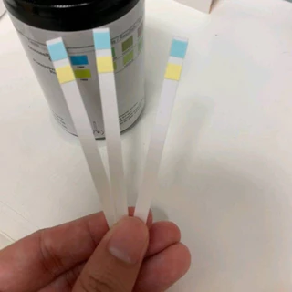 URINE STRIP 2GP ที่ตรวจ ชุดตรวจCYBOWแผ่นตรวจเบา.หวาน ตรวจโปรตีนในปัสสาวะ​ แถบตรวจน้ำตาล