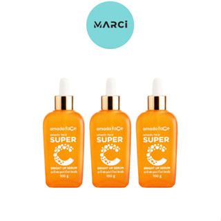 [3 ขวด] Amado Face Super C Bright Up Serum [100 g.]