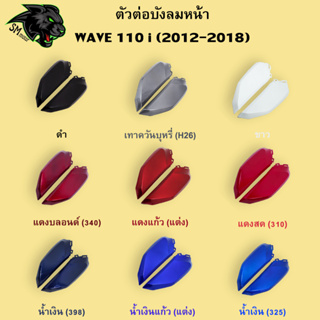 ตัวต่อบังลมหน้า WAVE 110 i (2012-2018) อะไหล่สี งานABS สีสวย พร้อมเคลือบเงา