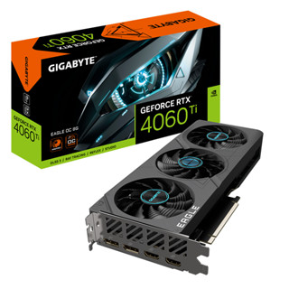 VGA (การ์ดแสดงผล) GIGABYTE GeForce RTX 4060 Ti EAGLE OC 8G (GV-N406TEAGLE OC-8GD)