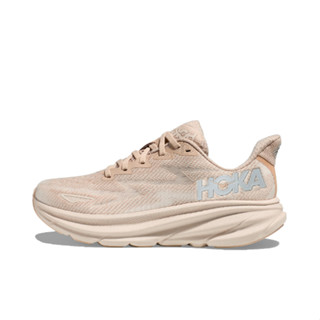 HOKA ONE ONE Clifton 9 Light brown gentleman Woman ของแท้ 100 % style รองเท้าแตะ