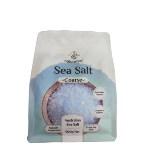 Natures First Coarse Sea Salt เกลือบริโภค 500g ราคาโดนใจ