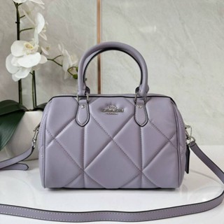 CJ160 Rowan Satchel With Puffy Diamond Quilting