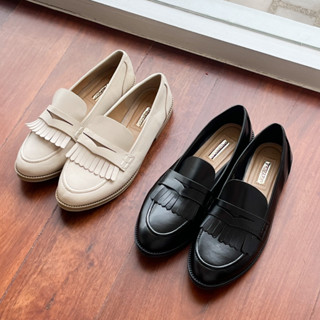 รองเท้าหนังคัทชูผู้หญิง Vida Stuff รุ่น Kiltie Loafer