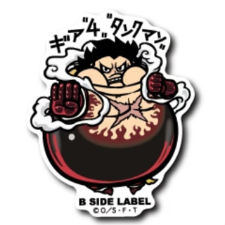 [Direct from Japan] B - SIDE LABEL Sticker ONEPIECE One Piece Luffy " Gear 4 " Tank Man Japan NEW