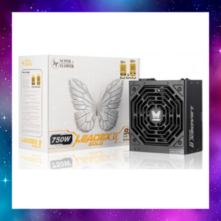 POWER SUPPLY (อุปกรณ์จ่ายไฟ) SUPER FLOWER LEADEX II GOLD 750W (80+ GOLD) มีตำหนิ สายครบ ใช้งานได้