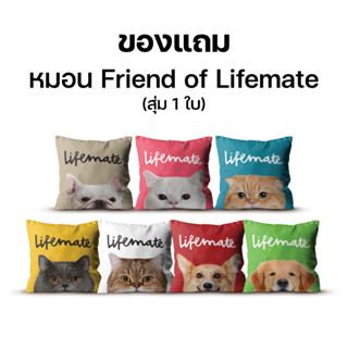 หมอนของแถม Friend of Lifemate สุ่มฟรี 1 ใบ เมื่อซื้อครบ1,000