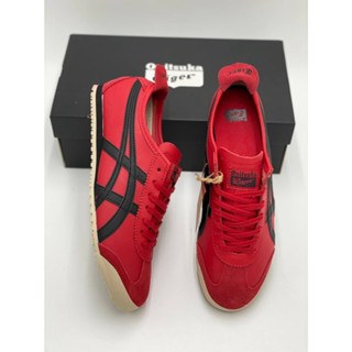 รองเท้าโอนิซึกะไทเกอร์ แบบหนัง✔แท้100% รองเท้าOnitsuka Tiger Mexico66 พร้อมกล่อง【รูปถ่ายจากสินค้าจริง Size:37-45eu】