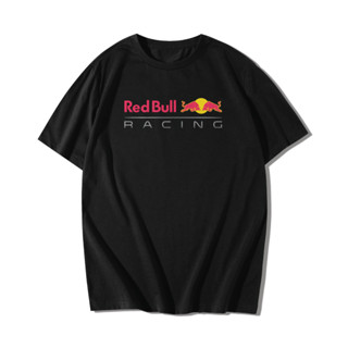 เสื้อยืดคอกลม Cotton 100% สกรีนลาย Redbull Racing(แขนสั้น)