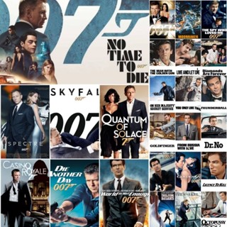 [DVD HD] เจมส์บอนด์ 007 ครบ 25 ภาค-25 แผ่น James Bond 007 ☆25-Film Collection #หนังฝรั่ง (ดูพากย์ไทยได้-ซับไทยได้)